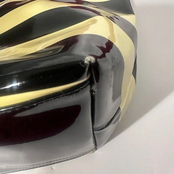 Kate Spade Black and cream color Striped Tote - Picture 11 of 15